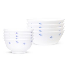 Bachile Meyril 空氣處理套裝, 混合顏色, 飯碗 4p + 湯碗 4p