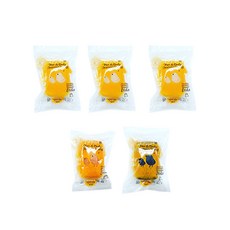 MamaBaBa 嬰兒方形蒟蒻沐浴海綿禮品組, 混色, 1組