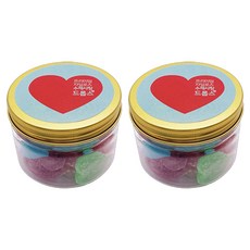 手工造型木糖 愛心款, 130g, 2罐