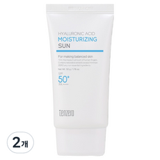 tenzero 玻尿酸保濕防曬霜 SPF50+ PA++++, 2個, 50g