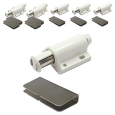 MetalKorea C23 五金玻璃用單觸式磁鐵 白色, 8套