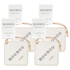 DAIKO 大香 mou mou LINEN 亞麻 Mumu 吊掛式香氛片, 4個, 7.6g