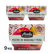 Anela 水果泥, 蘋果水梨口味, 200g, 9個