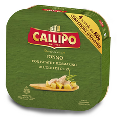 CALLIPO 馬鈴薯與迷迭香鮪魚油 4入, 320g, 1個