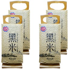 三好米 黑糯糙米, 台灣在地嚴選，免浸泡技術，富含花青素, 1.2kg, 4包