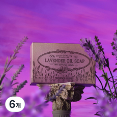 효창 라벤더 오일 솝 바, 140g, 6개