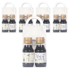 신앙촌 양조 생명물 간장120ml + 깔끔한 국간장 120ml 세트, 5세트
