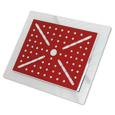 KOXINA 長方形頂噴式蓮蓬頭, 紅色, 1個