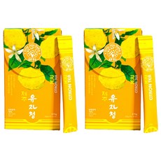 다하 제주 유자청 스틱, 25g, 15개입, 2개