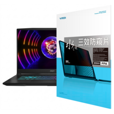 YADI 亞第 靜電吸附水之鏡防窺片 PF4PPA-W173 MSI Katana 17 B13UDXK 1418TW 專用 16:9, 透明, 1片