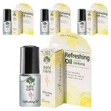 세이프케어 아로마 롤온 리프레싱 오일, 5ml, 4개