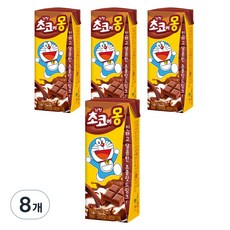 Namyang 南陽乳業 哆拉A夢巧克力牛奶, 190ml, 8入