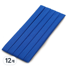 앙앙 코튼캔디 바이어스테이프 10mm, 37오리엔탈블루, 12개