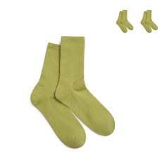 REETU Air Daily 中筒襪, 橄欖綠, 3個
