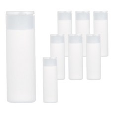 DOSell 整齊收納多用途分裝空瓶 50ml, 8個, 白色