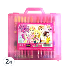 DONG-A SofyRuby 蘇菲露比蠟筆, 48色, 2個