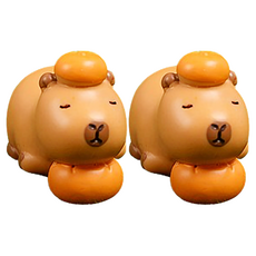 正月市集 迷你室內裝飾動物公仔 款式1, 2個