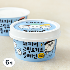 해피어 그릭요거트 플레인, 100g, 1개입, 6개