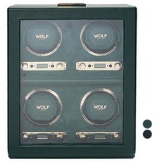 울프 남녀공용 브리티쉬 레이싱 4구 워치와인더