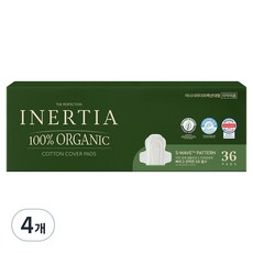 inertia The Perfection棉質蝶翼衛生棉, 36件, 4個, 大型