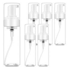 Real Picky 泡沫泵容器 60ml, 透明, 6個