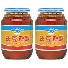 明德 辣豆瓣醬, 天然發酵, 不含防腐劑、色素、人工甘味, 純素, 460g, 2罐