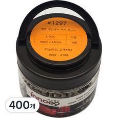 Innotime 通用一般螺絲 白色, 400個