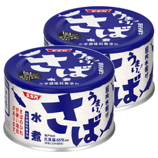 SSK 清水食品 水煮鯖魚罐 日本宮城縣產 無添加化學調味料, 150g, 2罐
