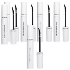 Forencos Mood 可水洗睫毛膏纖長捲翹 8 克, 6支, 01 Deep Black