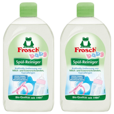 Frosch 德國小綠蛙 嬰兒餐具洗滌液 500ml, 有效去除奶漬、果汁、食物殘渣, 2瓶