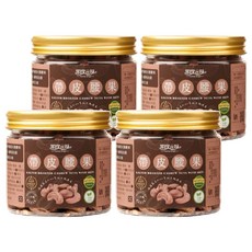 Yummy Origin 果珍元味 帶皮腰果 精選A180等級大顆腰果, 200g, 4罐