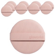 Gloworks Ruby cell四重氣墊粉撲 5入, 單色, 2包