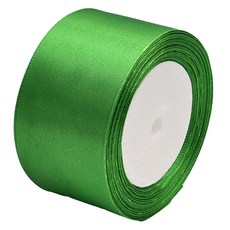 세컨드베스트 심플한 꽃 케이크 선물 상자 포장리본 5cm, 그린, 1개, 22m