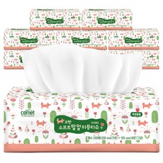 comet 天然紙漿2層便攜柔軟抽取式面紙, 200入, 9個