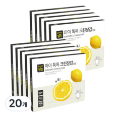 명진 마이톡톡 알뜰 크린장갑 50p, 20개