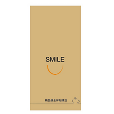 smile coffee 精品級金杯 淺焙 450g 台灣產, 咖啡豆(無研磨), 1包