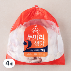 마니커 1등급 두마리 생닭 11호 (냉장), 2kg, 4개