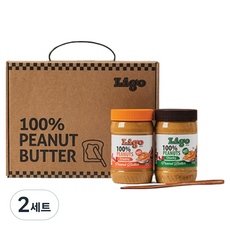 리고 땅콩버터 2종 + 나이프 선물세트, 2세트