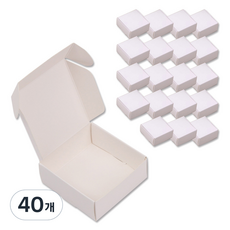 Inp 24 一體成型組裝迷你盒 7號 75 x 75 x 30 mm, 白色, 40個