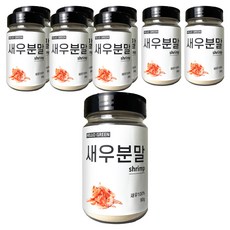 헬로우그린 국산 새우 분말 통, 90g, 9개