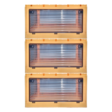 多層五開櫃 786-3 三層, 大(52 x 36 x 84cm), 黄色