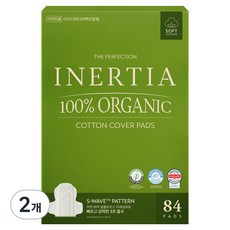 inertia The Perfection棉質蝶翼衛生棉, 84入, 2個, 中型