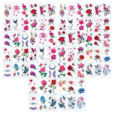 Dalmoa 紋身貼紙 30款套組, E, 3套