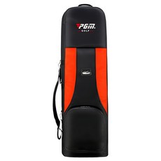 PGM Golf 加厚型高爾夫可折疊航空包/雙層飛機包 PG151, 黑橘色