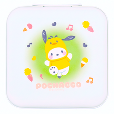 R FUN SHOP 三麗鷗小動物系列 拉鍊飾品盒 BF198B-6, 帕恰狗 + 白色底, 1個