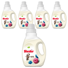 Shesler 羊毛洗衣精 正裝, 650ml, 5個