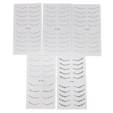 蘿林嚴選 懶人睫毛貼組 8 x 4 x 0.3cm 5張, 1組, iCar-03a