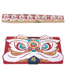 卡通紅包袋 折疊紅包 醒獅款 6卡位, 10個