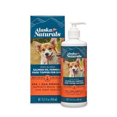 뉴트리벳 강아지 알래스카 내추럴 연어오일 영양제, 458ml, 오메가3, 1개