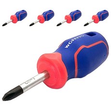 WORKPRO 電工十字螺絲起子 ph2 x 38mm WP221034, 5個